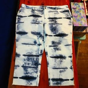 Very cute tie dye  jean capris
